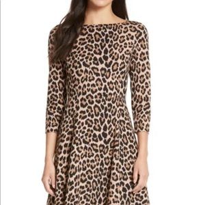 Kate spade leopard print pointe dress